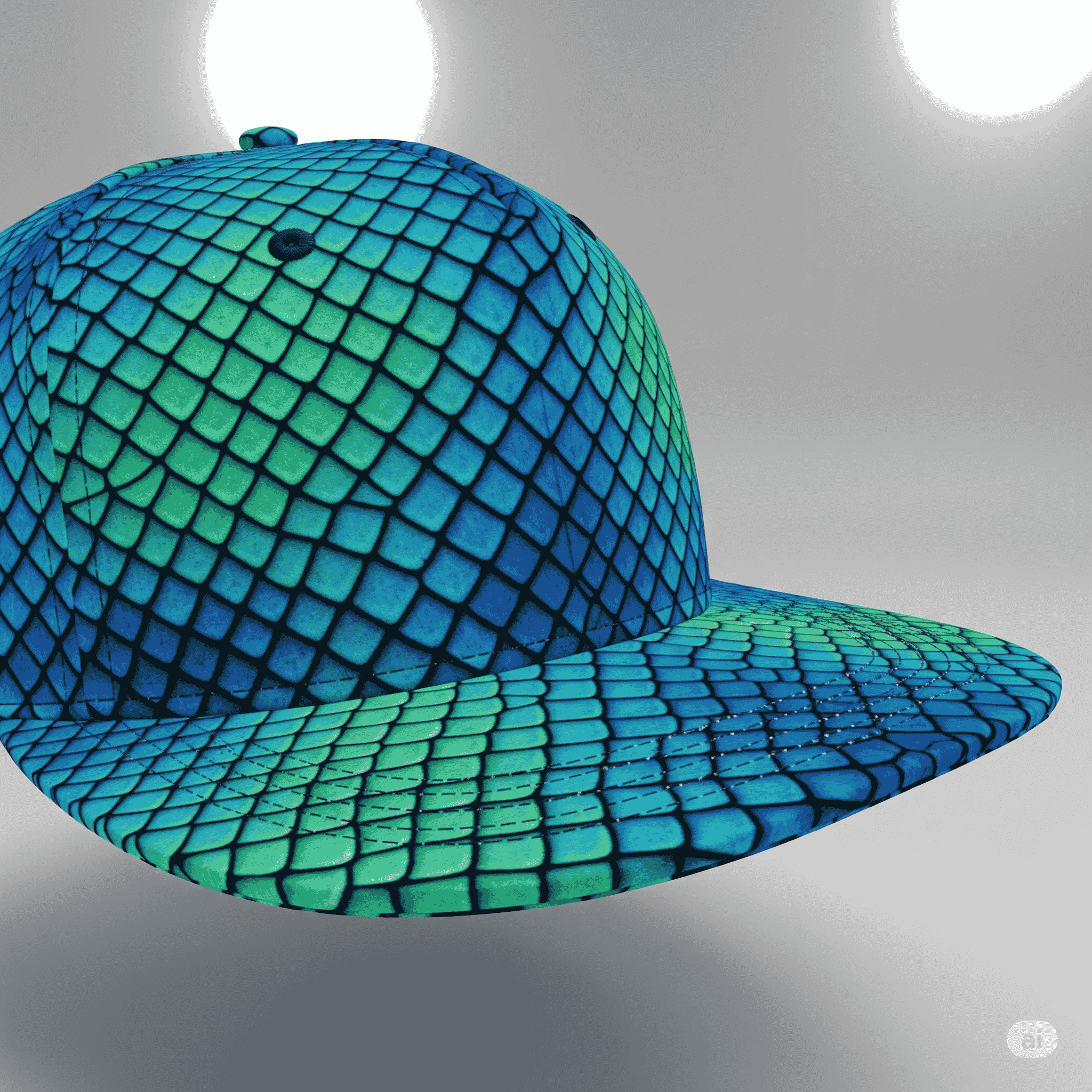 Scale-Patterned Snapback